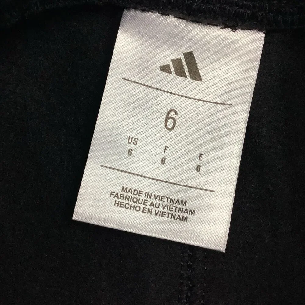 Adidas 2 Piece Set Boys Size 6 Blue Long Sleeve Cotton Tee Black Cargo Jogger